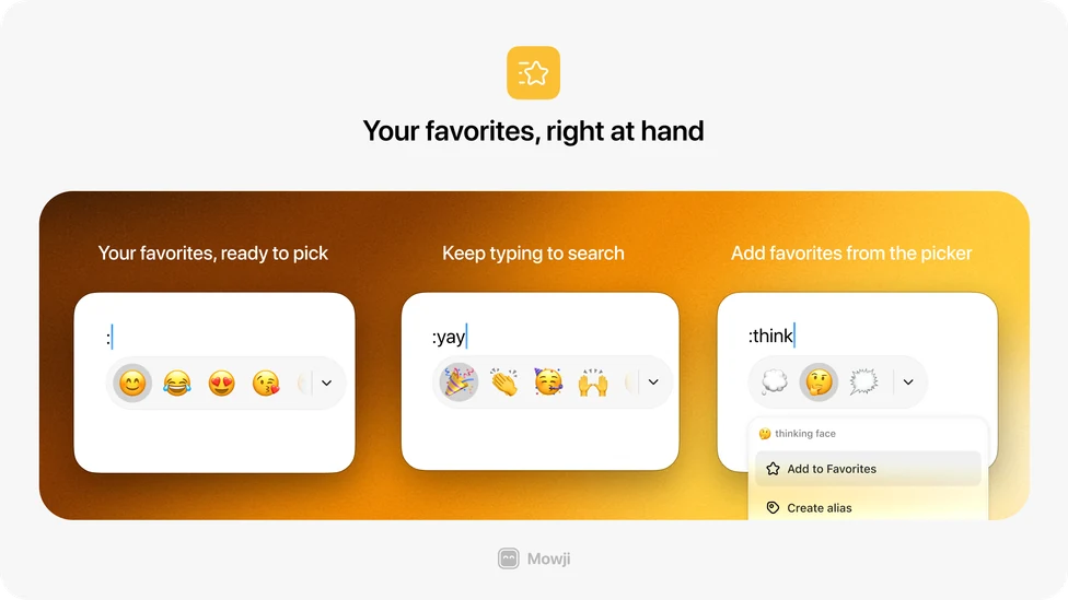 Your favorites, right at hand