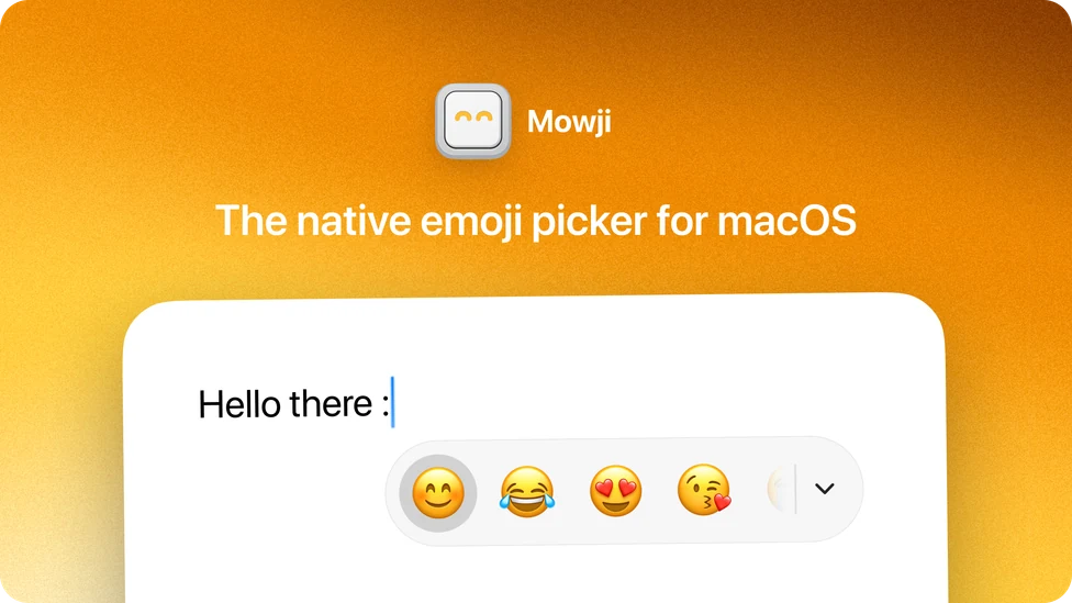 The native emoji picker for macOS