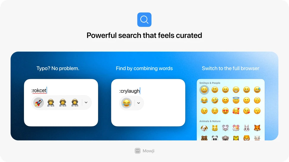 Powerful search that feels curated